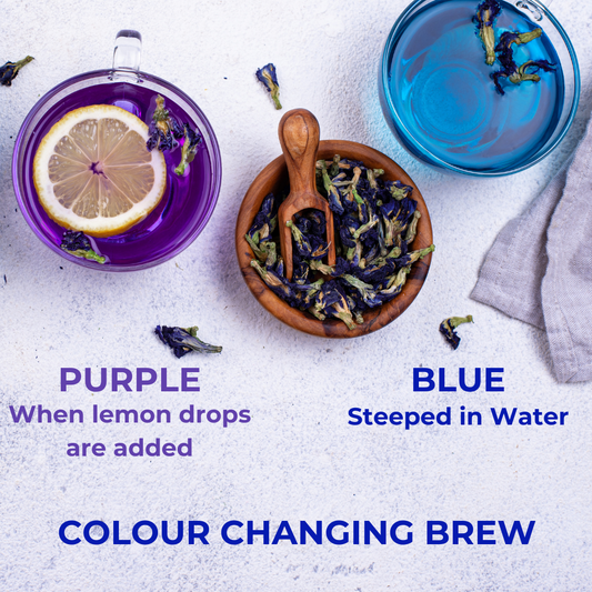 Blue Pea and Chamomile Tea Gift Box