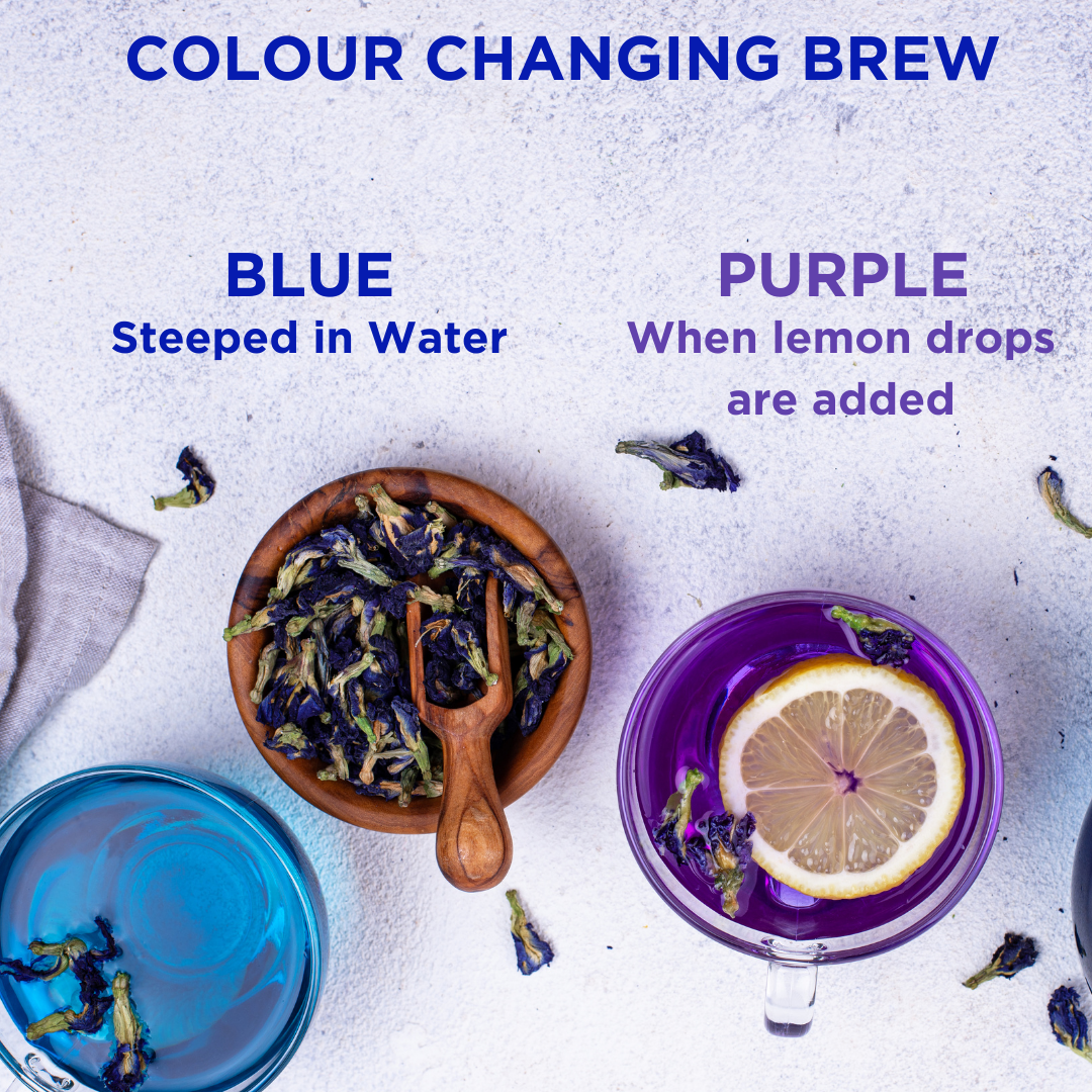 Butterfly Pea Tea Can